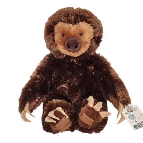 Build A Bear BAB 3-Toed Sloth Plush Toy Stuffed Animal Paws Attach 18 Inches - Picture 1 of 12